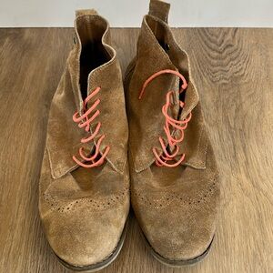 DIESEL Boots Suede Brogue Size 42 (Aprox US 9) Made in Portugal